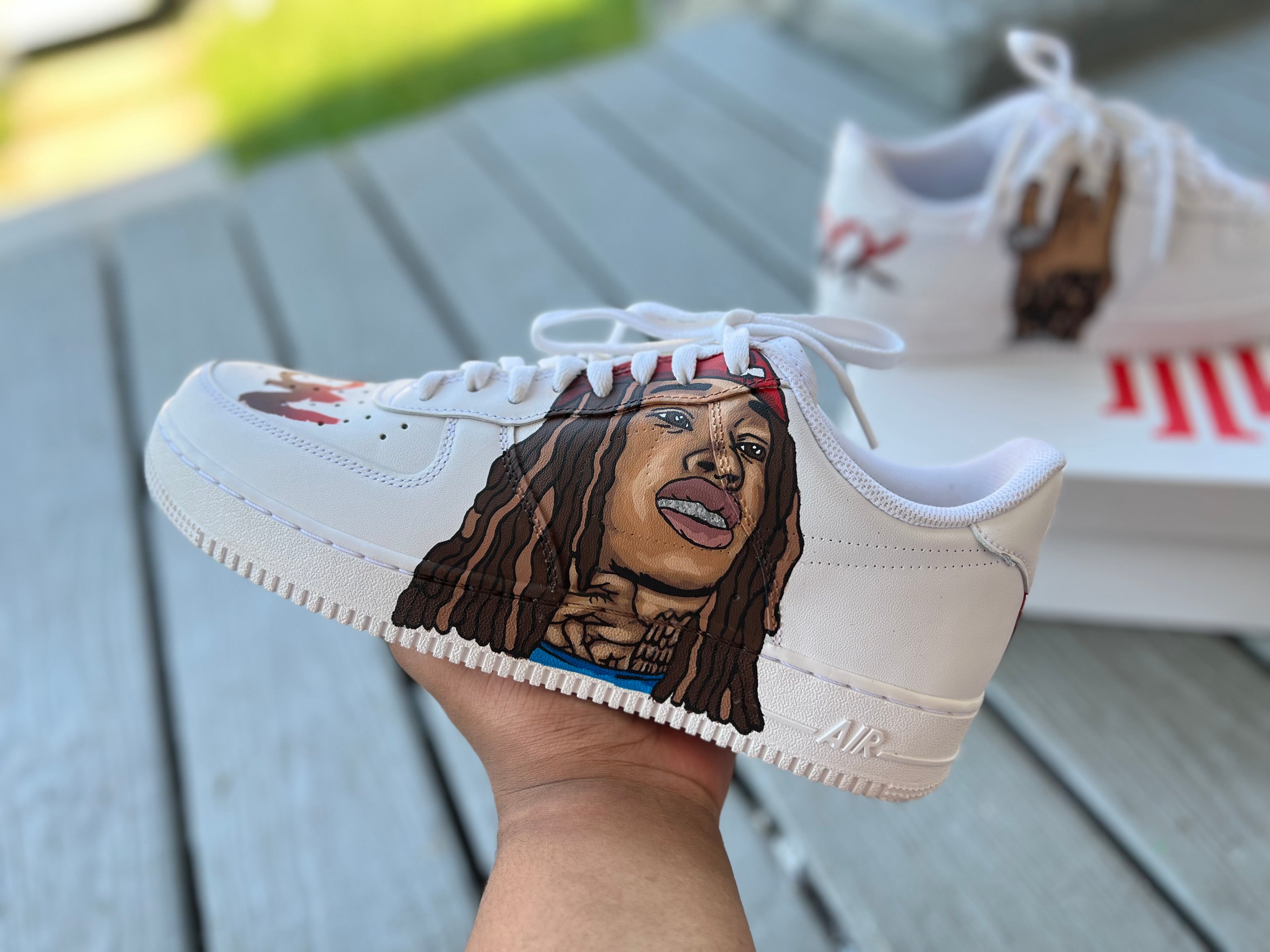 King Von Custom Shoes