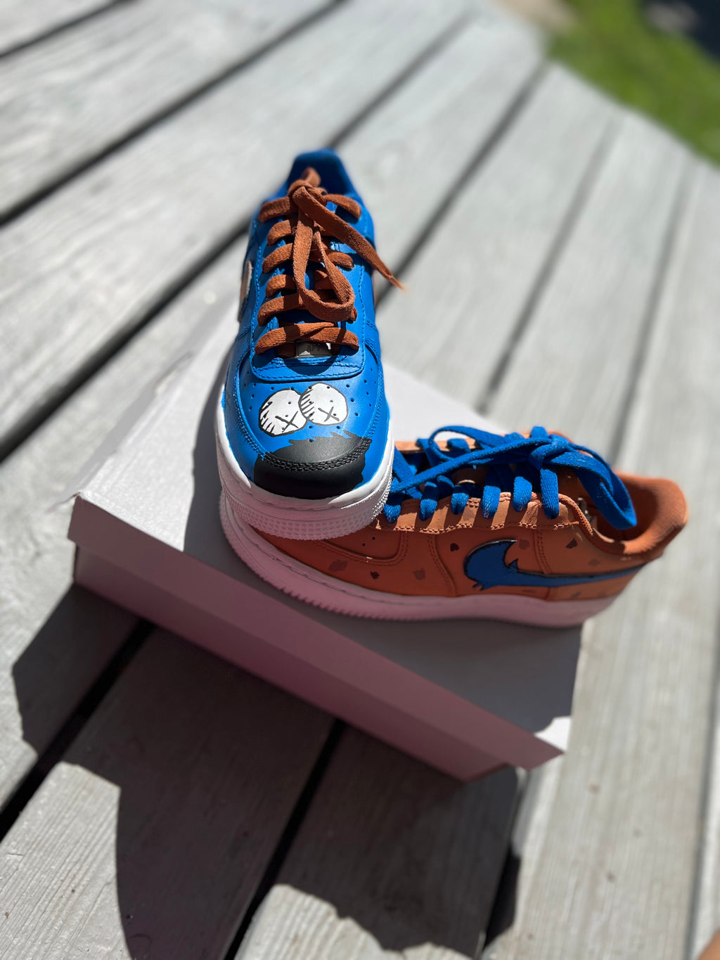 Kaws Cookie Monster Custom Shoes