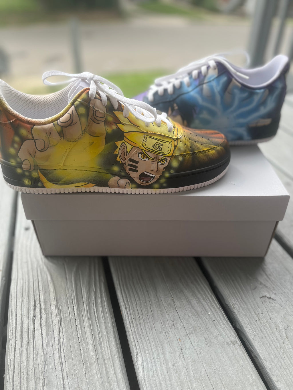 Naruto n Sasuke Custom Shoes