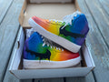 Rainbow Drip Custom Shoes