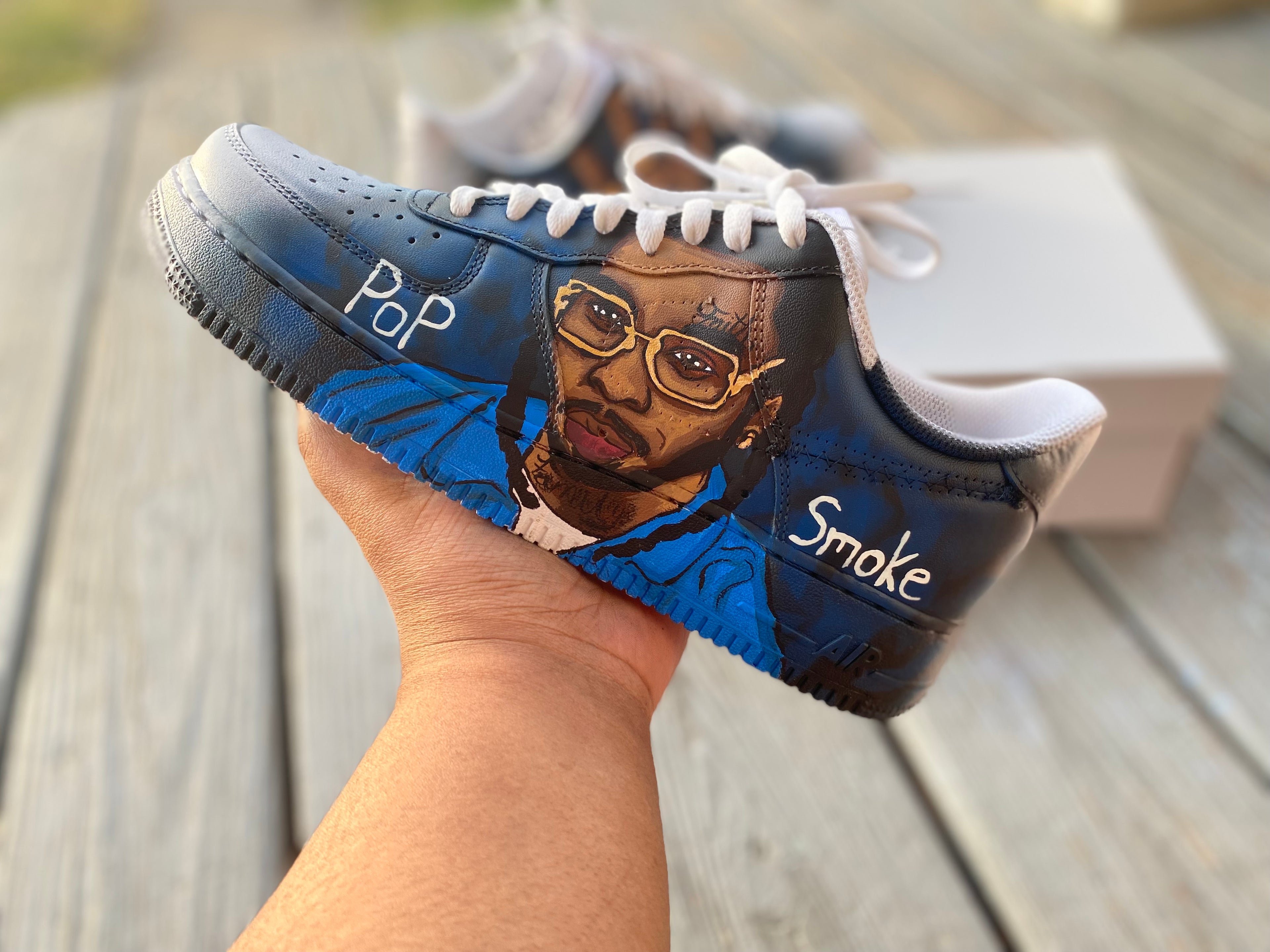 Pop Smoke Custom Shoes