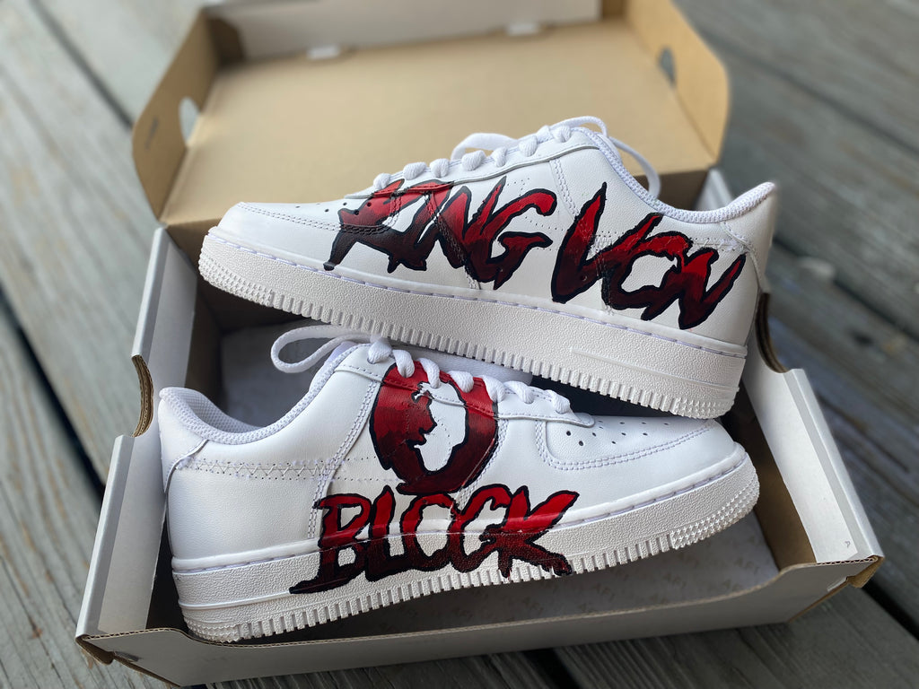 King Von Custom Shoes
