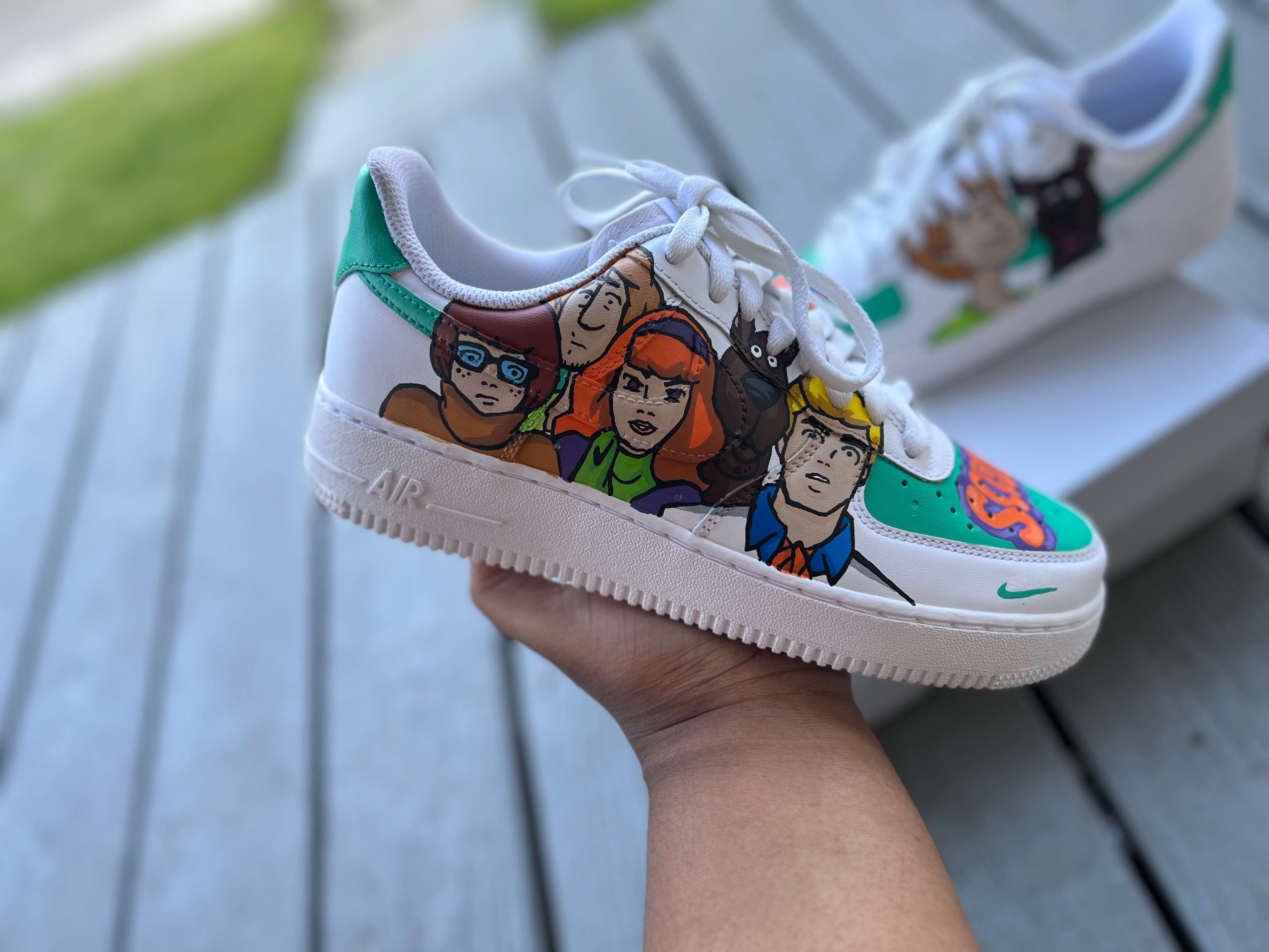 Scooby Doo Custom Shoes