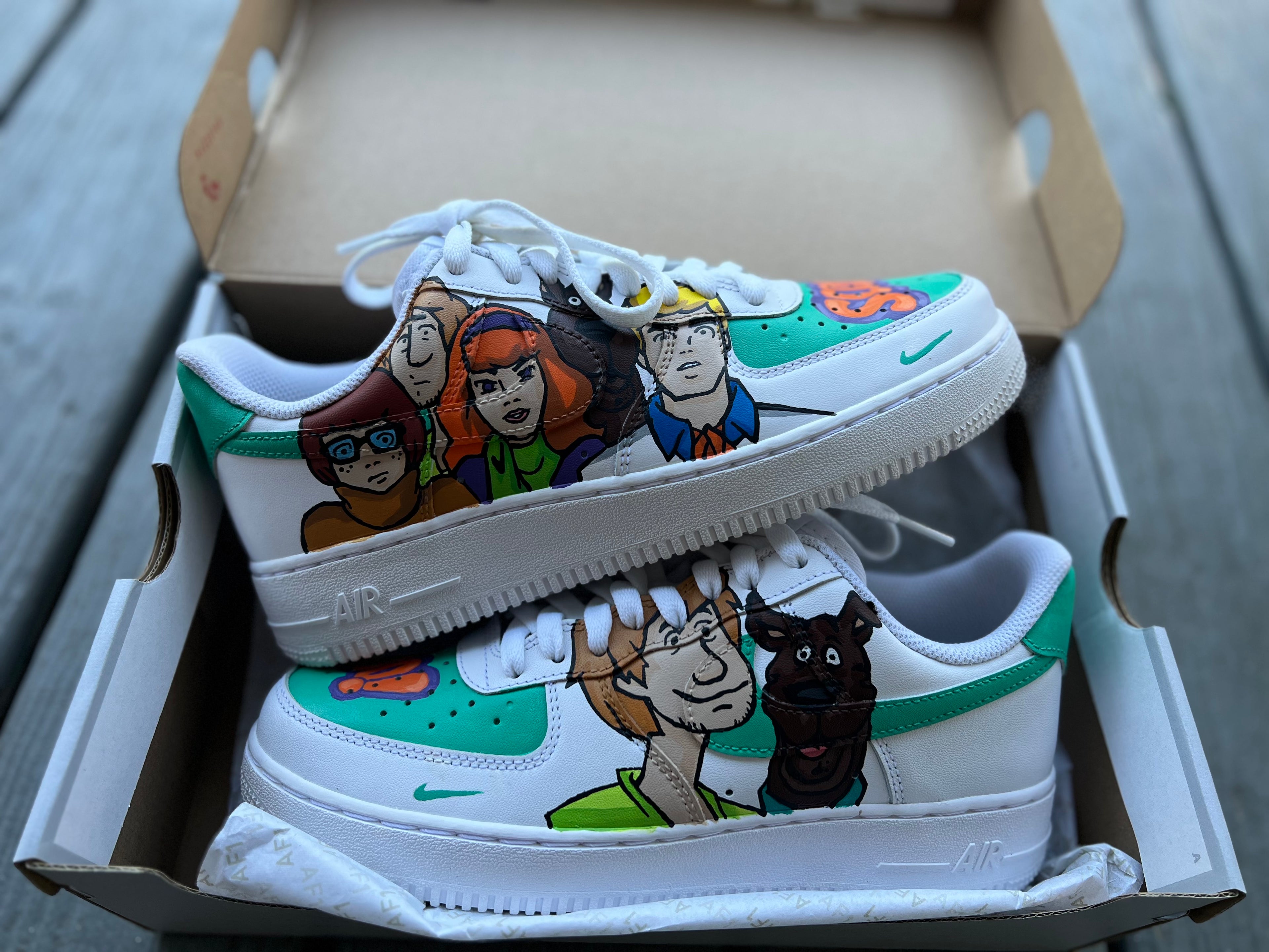 Scooby Doo Custom Shoes