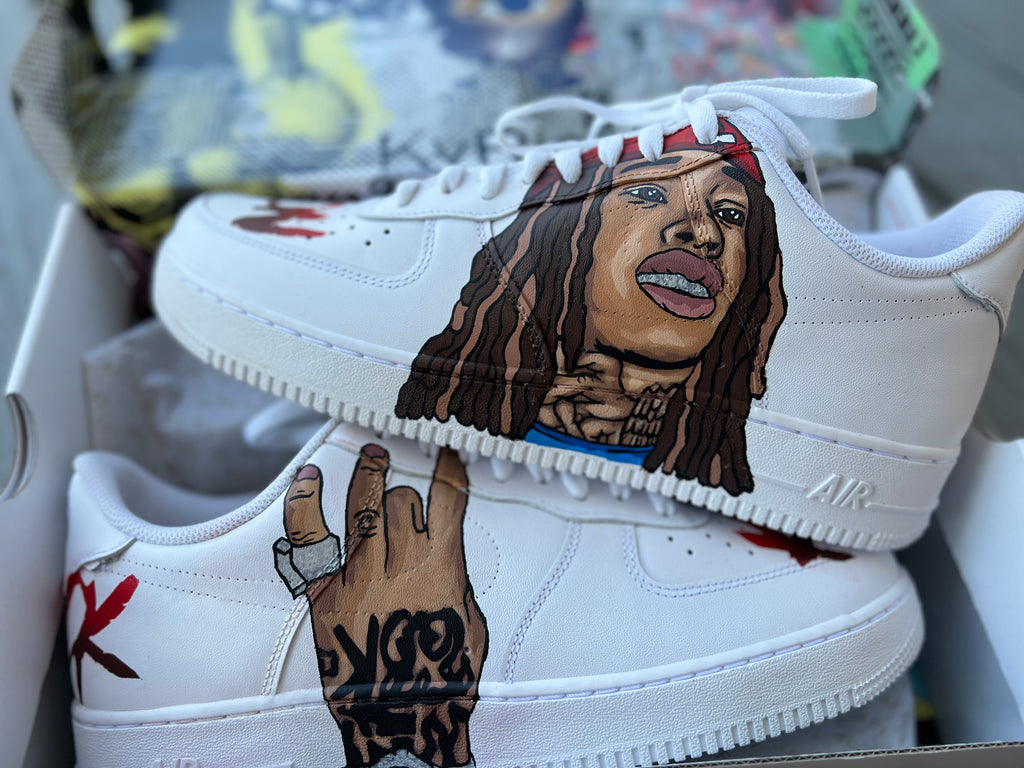 King Von Custom Shoes