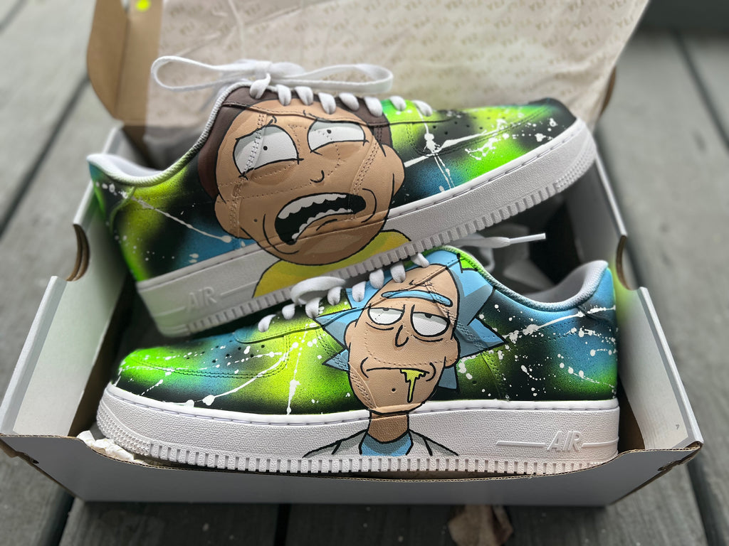 Rick n Morty Custom Shoes