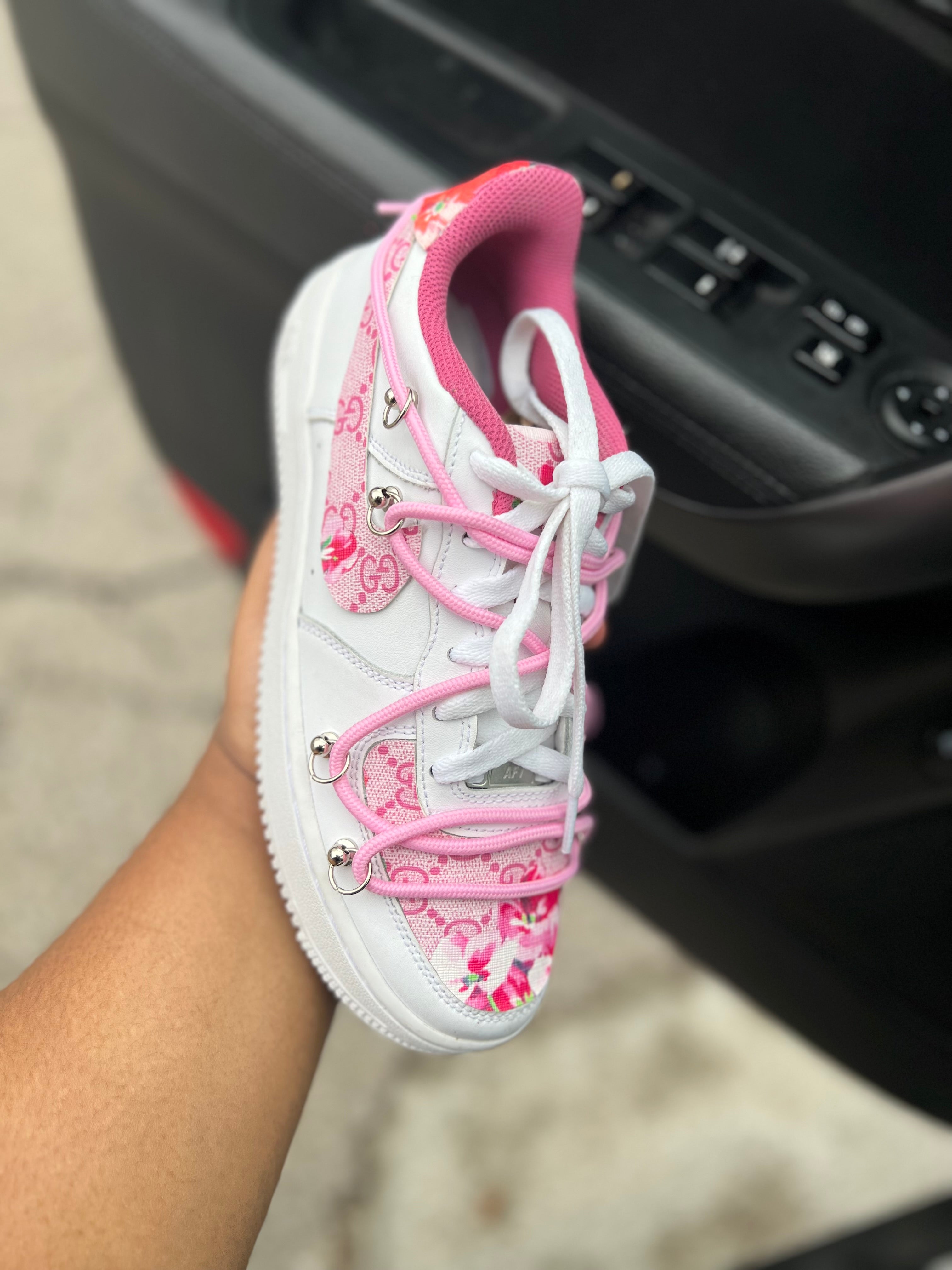 Gucci Floral Custom Shoes