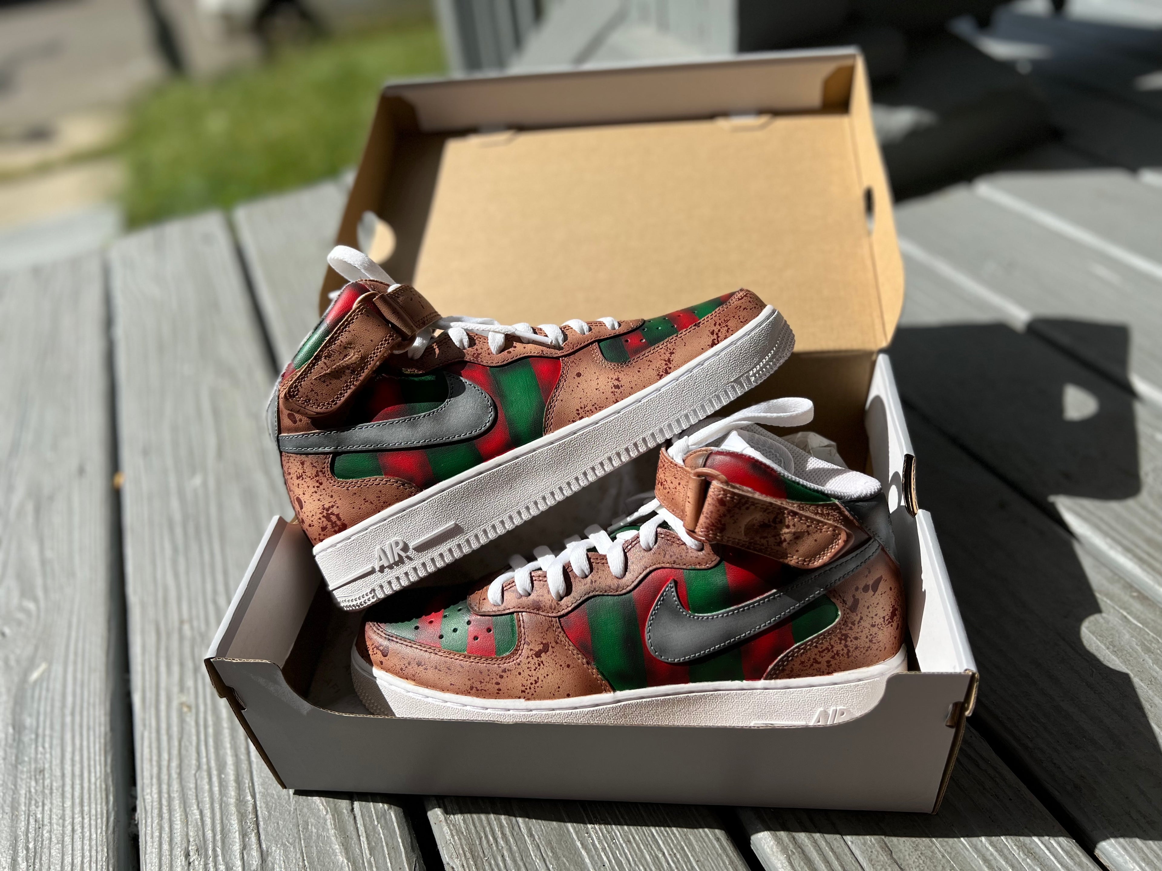 Freddy Krueger Custom Shoes