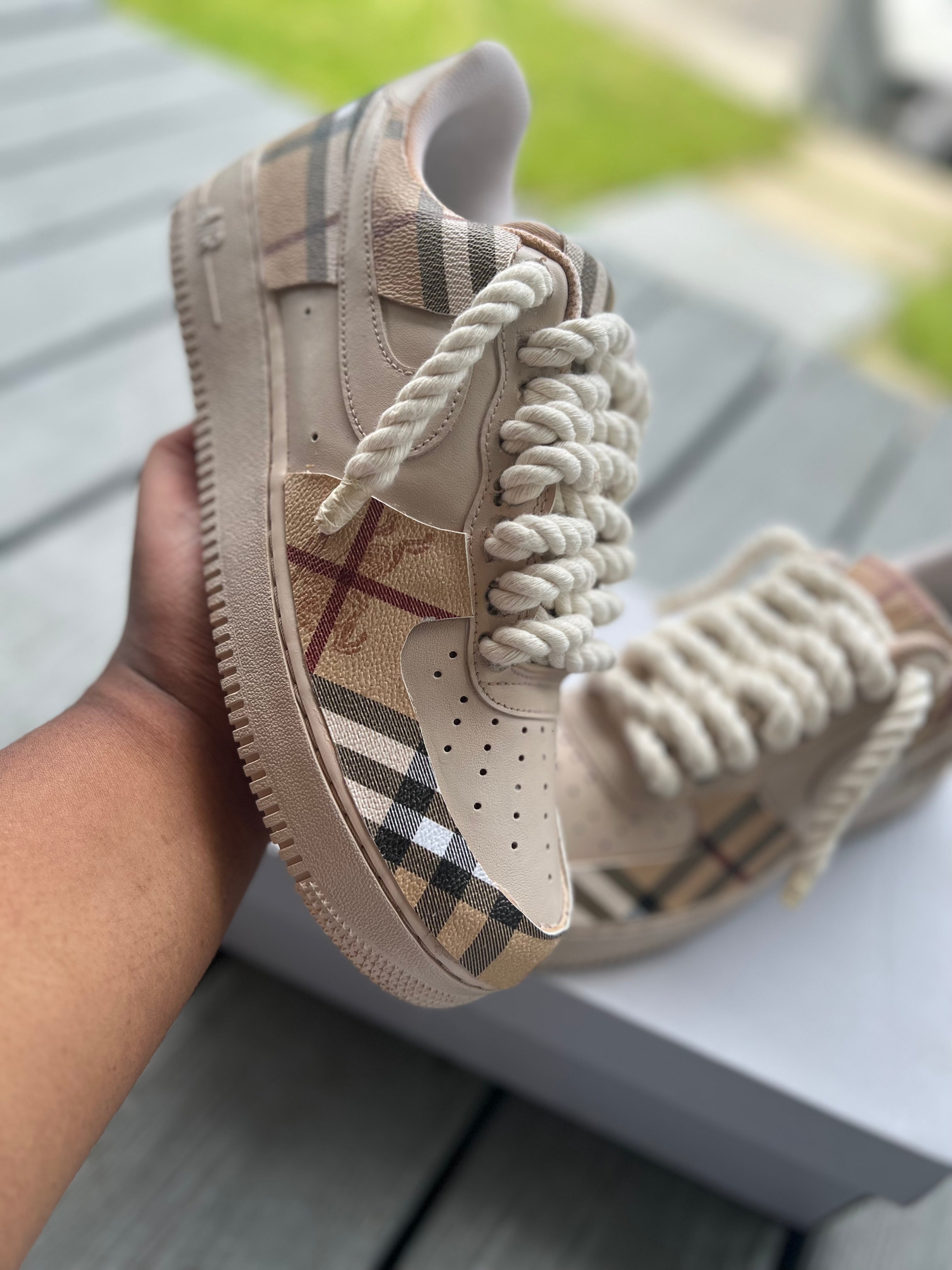 Burberry Custom Shoes