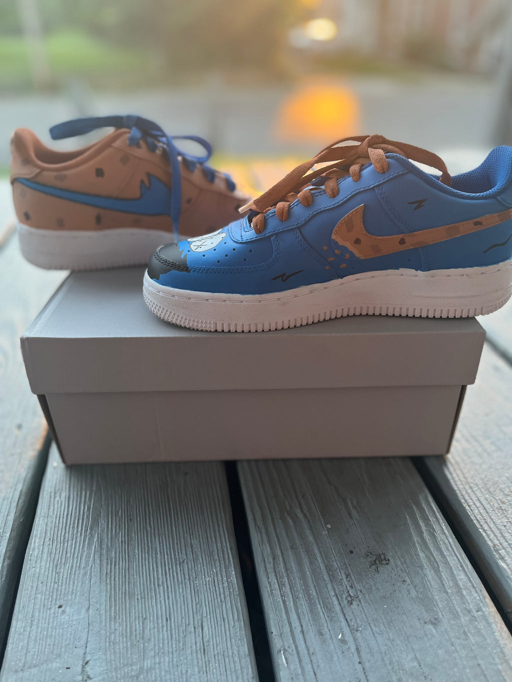 Kaws Cookie Monster Custom Shoes