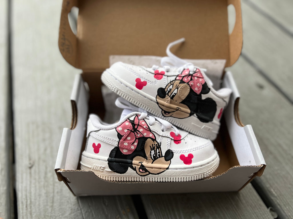 Minnie Mouse Custom Shoes