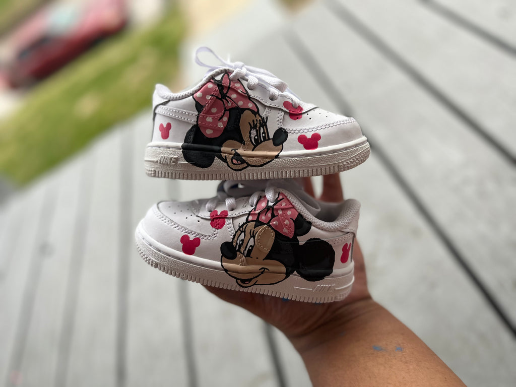 Minnie Mouse Custom Shoes