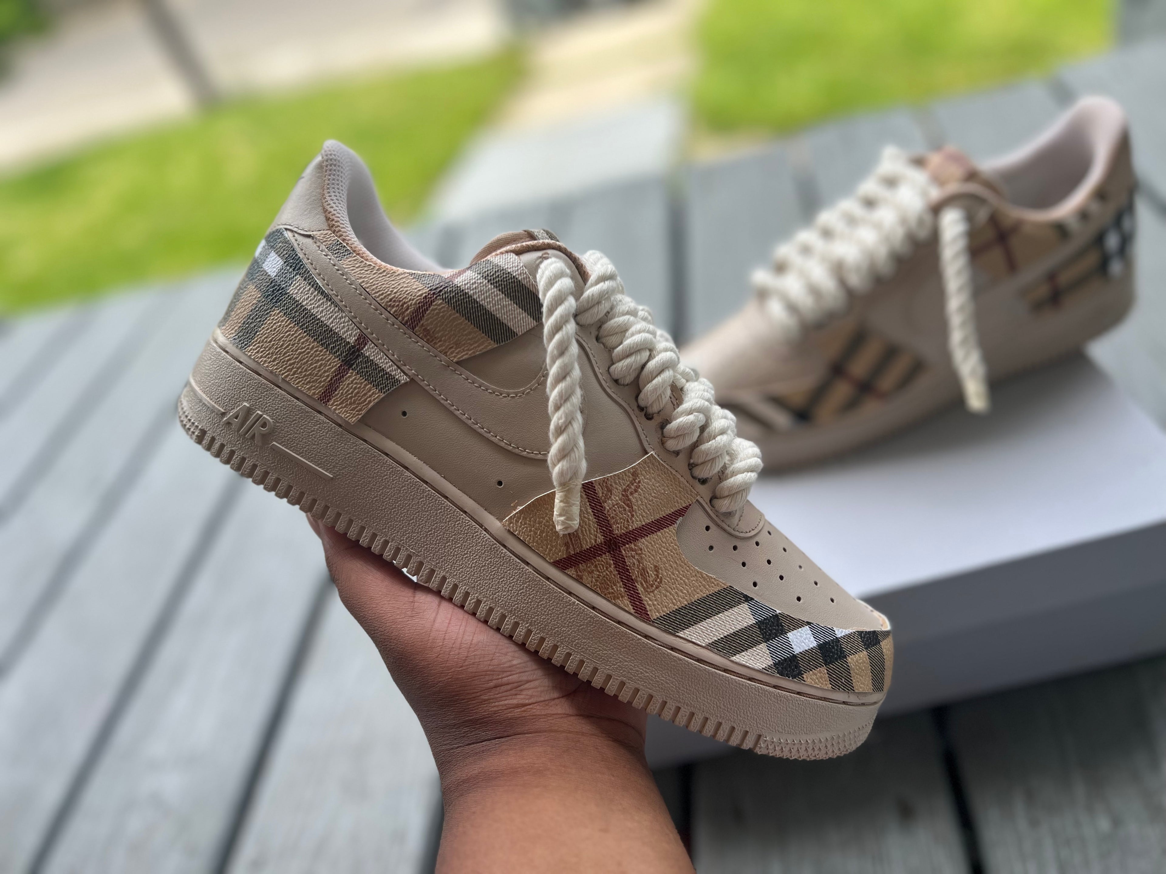 Burberry Custom Shoes