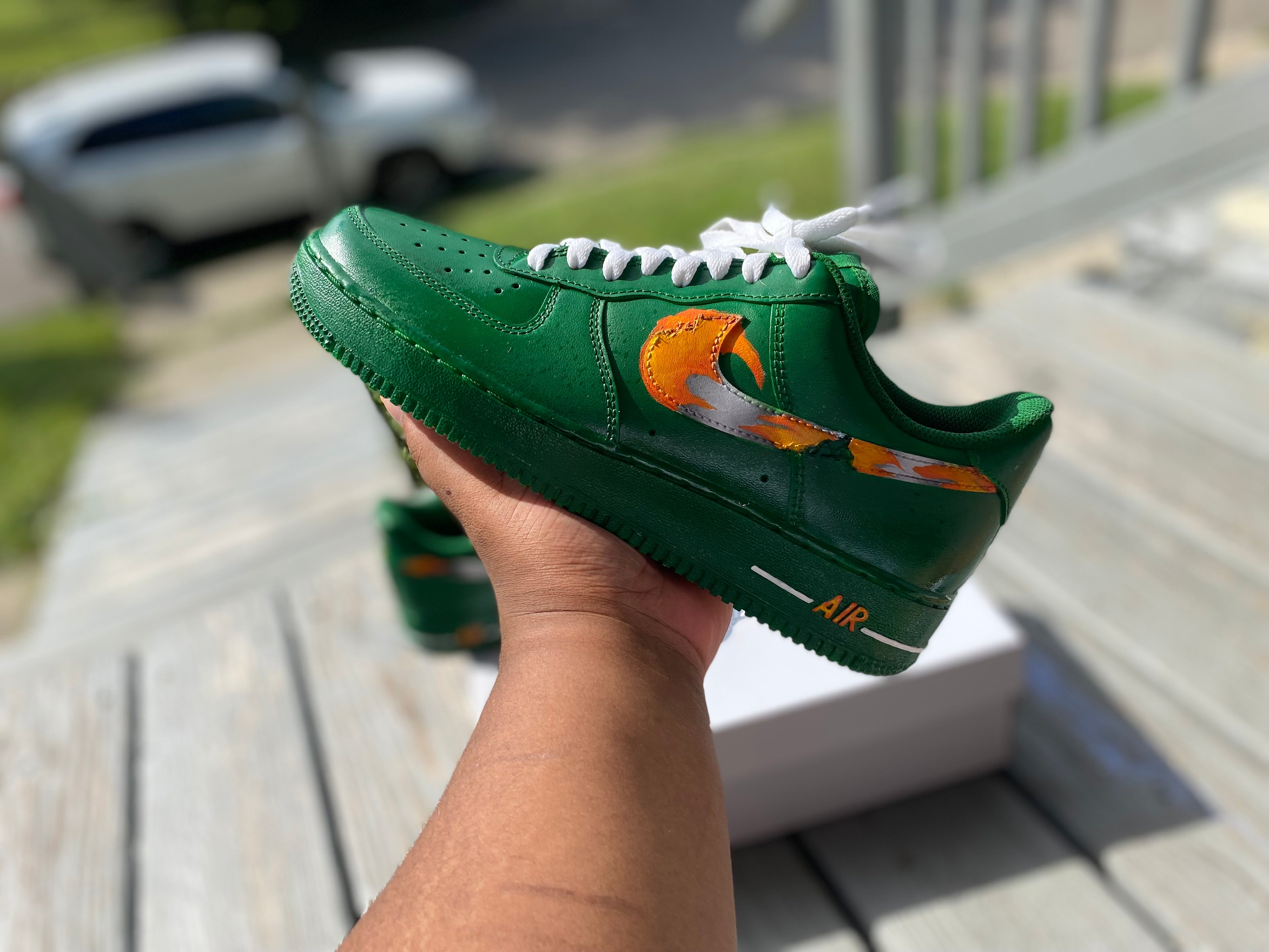 Flame Custom Shoes