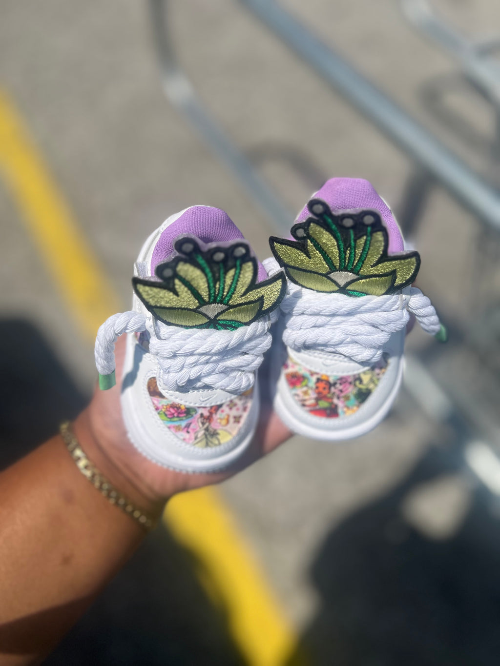 Princess Tiana Custom Shoes
