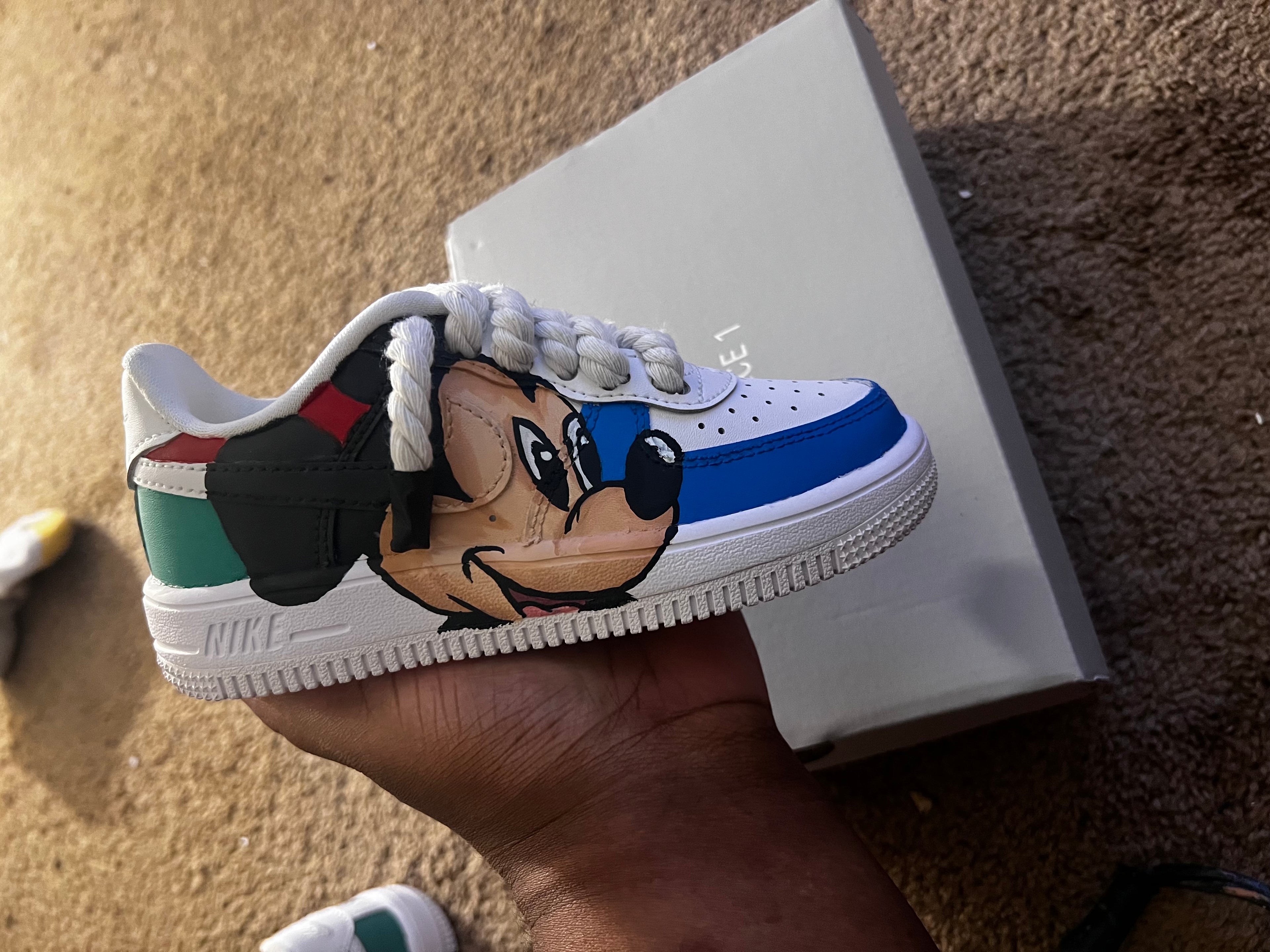 Mickey Mouse Custom Shoes