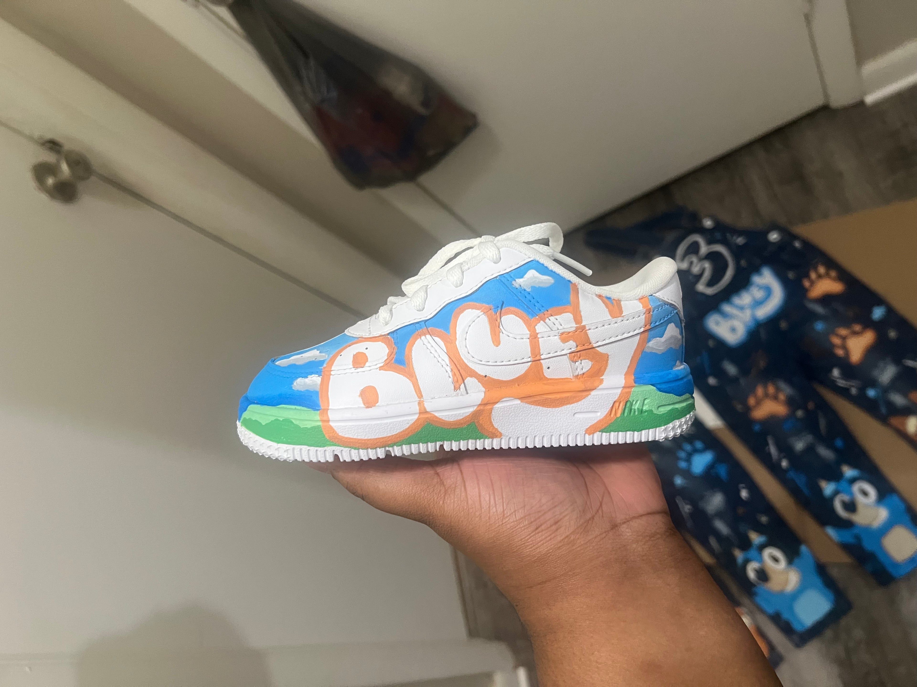 Bluey Custom Shoes