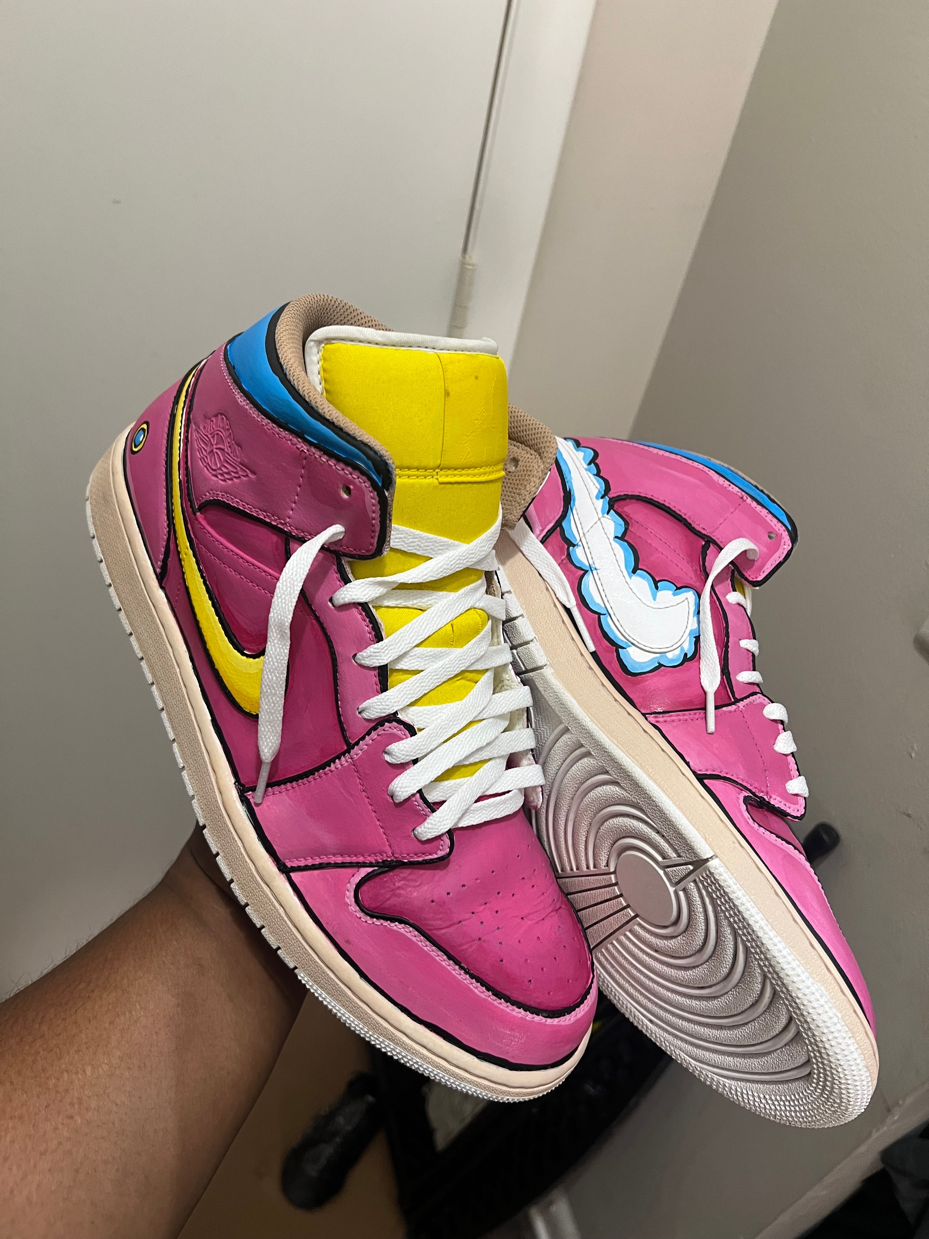 Princess Peach Theme Custom Shoes
