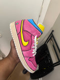 Princess Peach Theme Custom Shoes