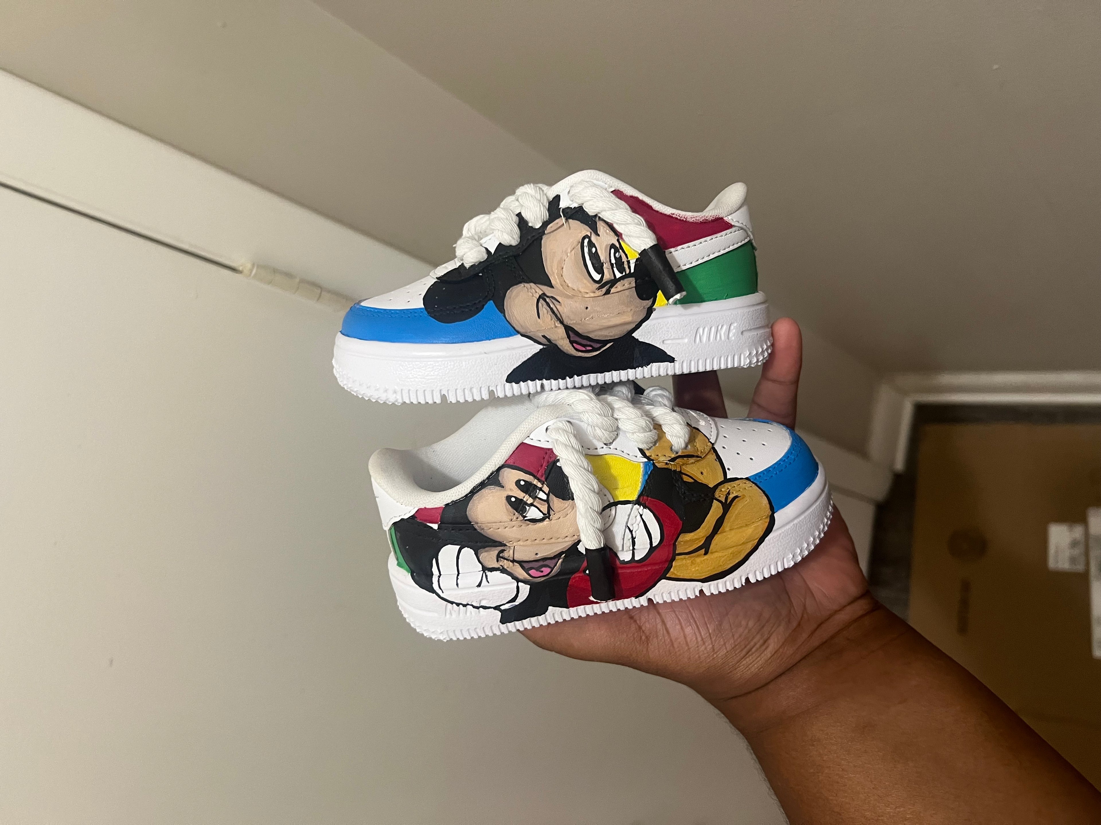 Mickey Mouse Custom Shoes
