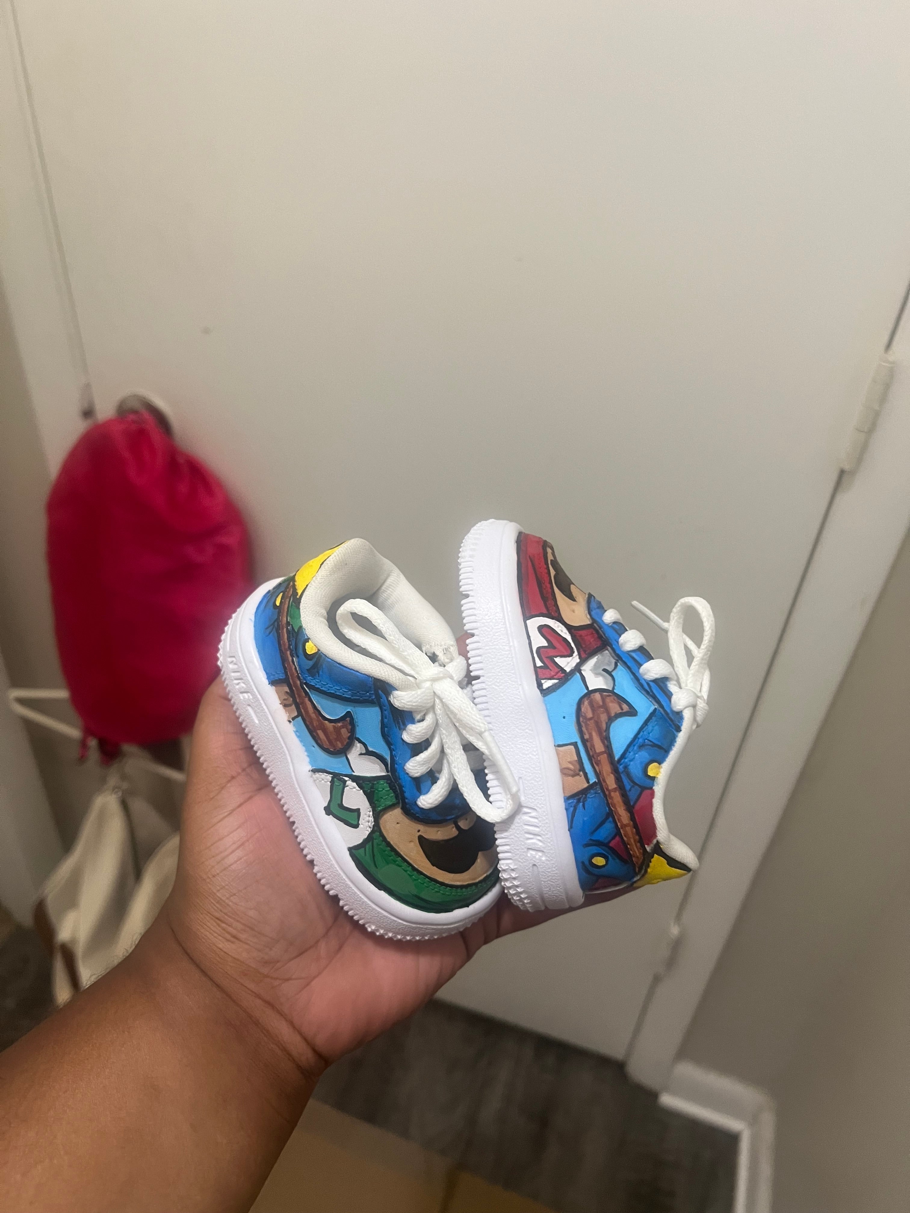Mario Custom Shoes
