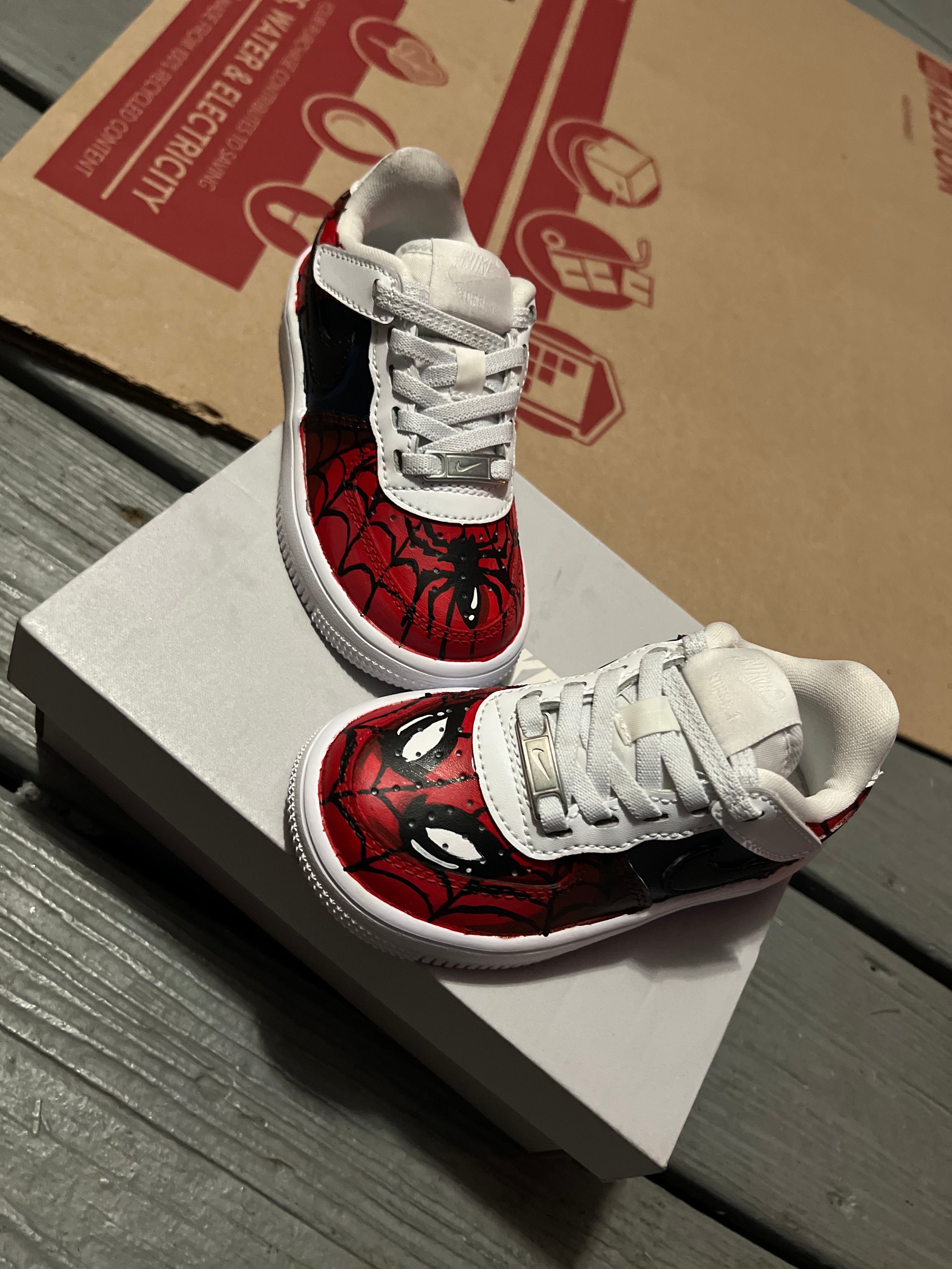 Spiderman Custom Shoes