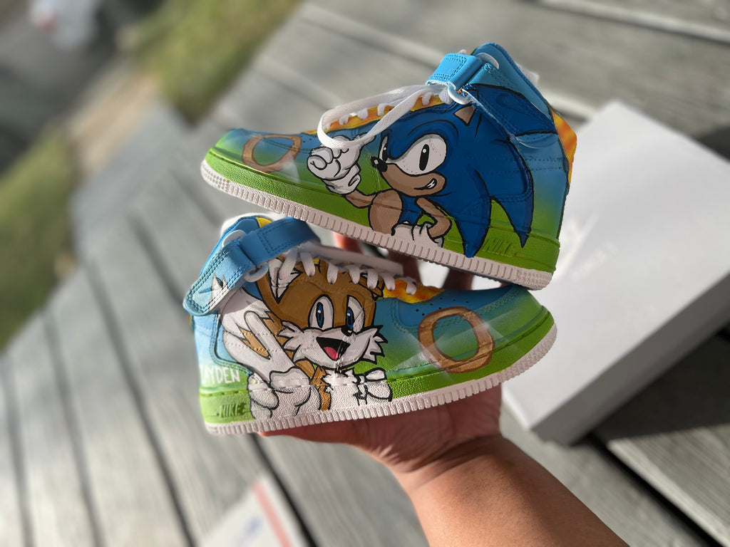Sonic n Tails Custom Shoes