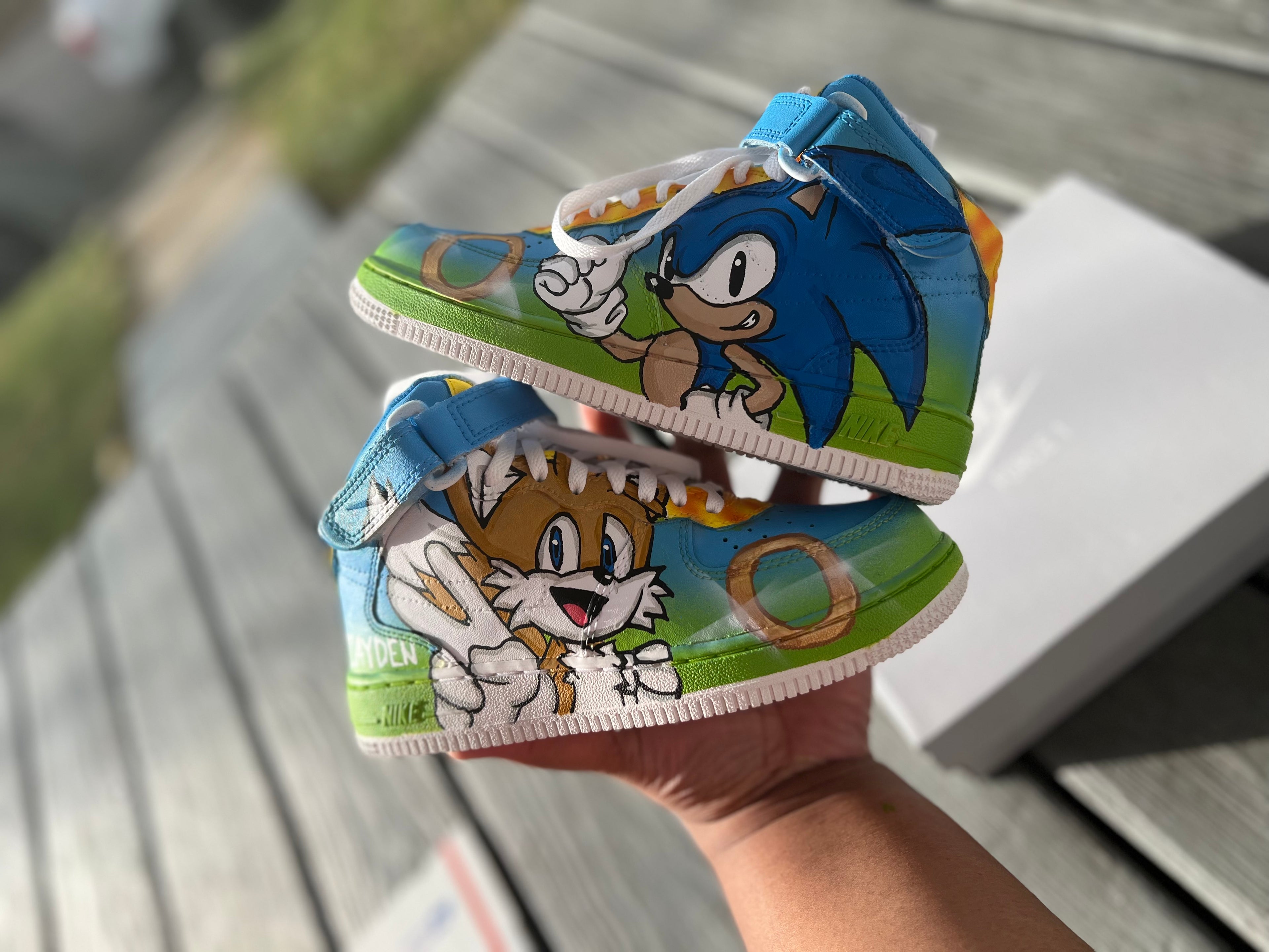 Sonic n Tails Custom Shoes