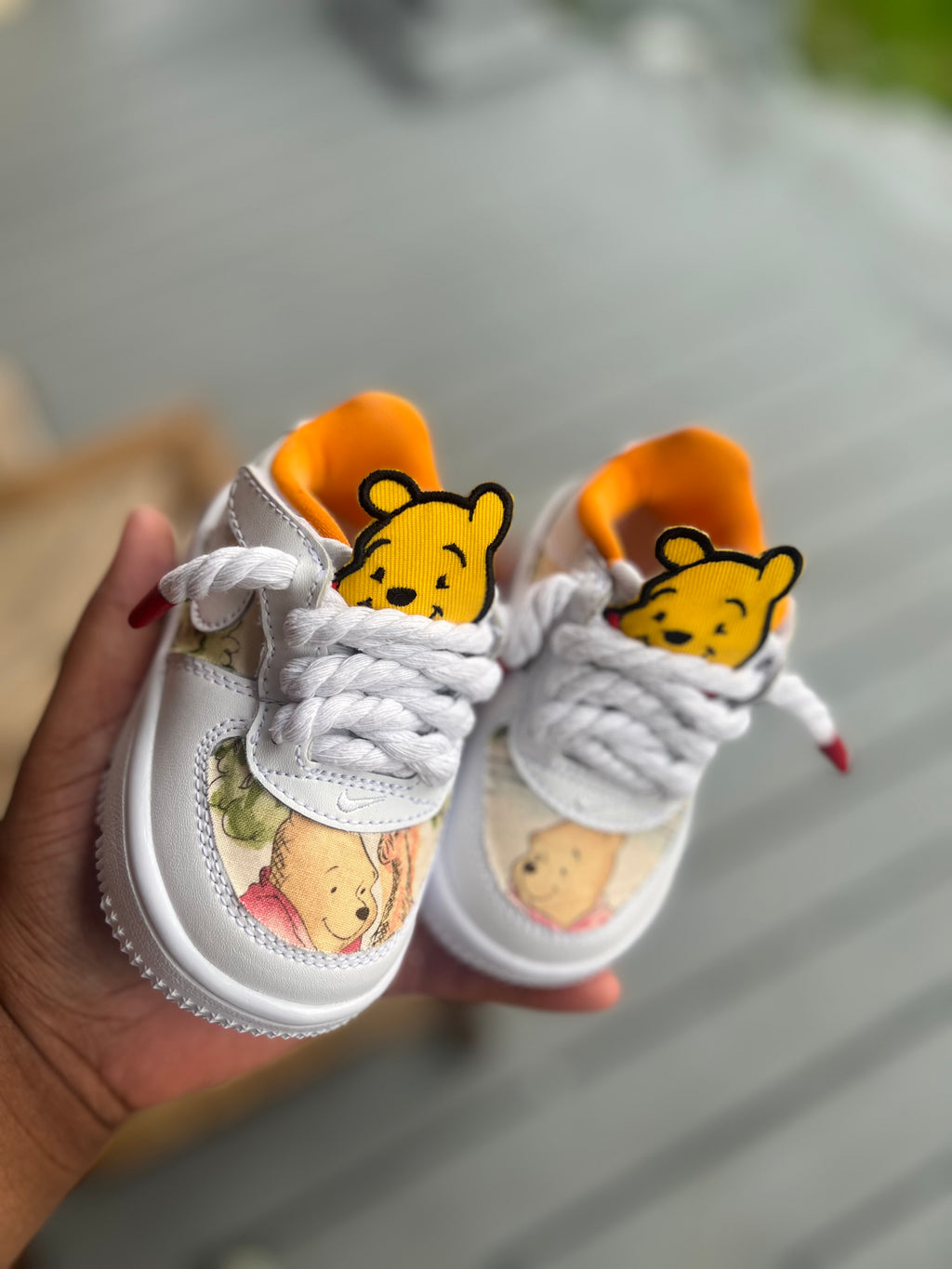 Winnie the Pooh Custom Shoes