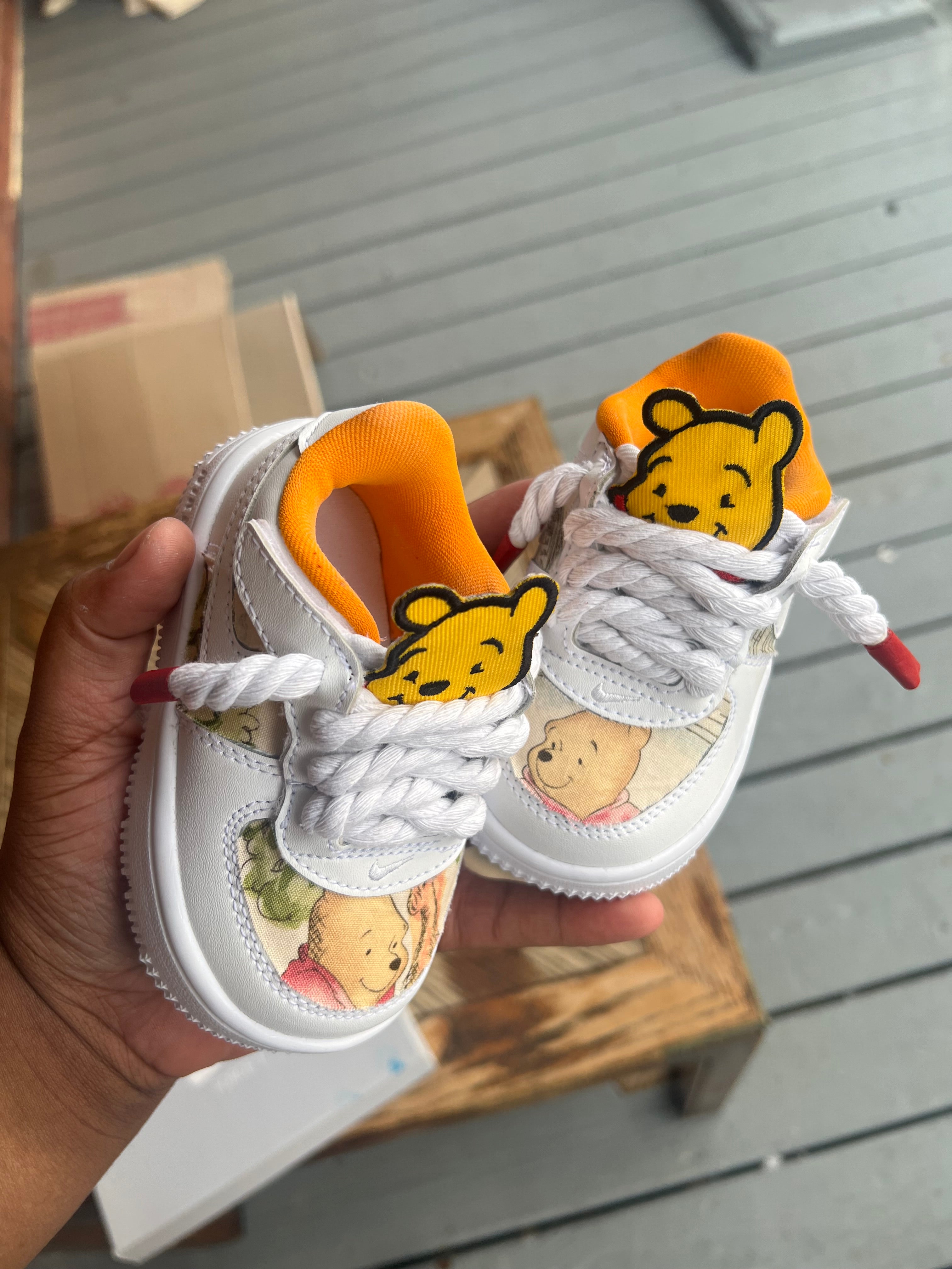 Winnie the Pooh Custom Shoes