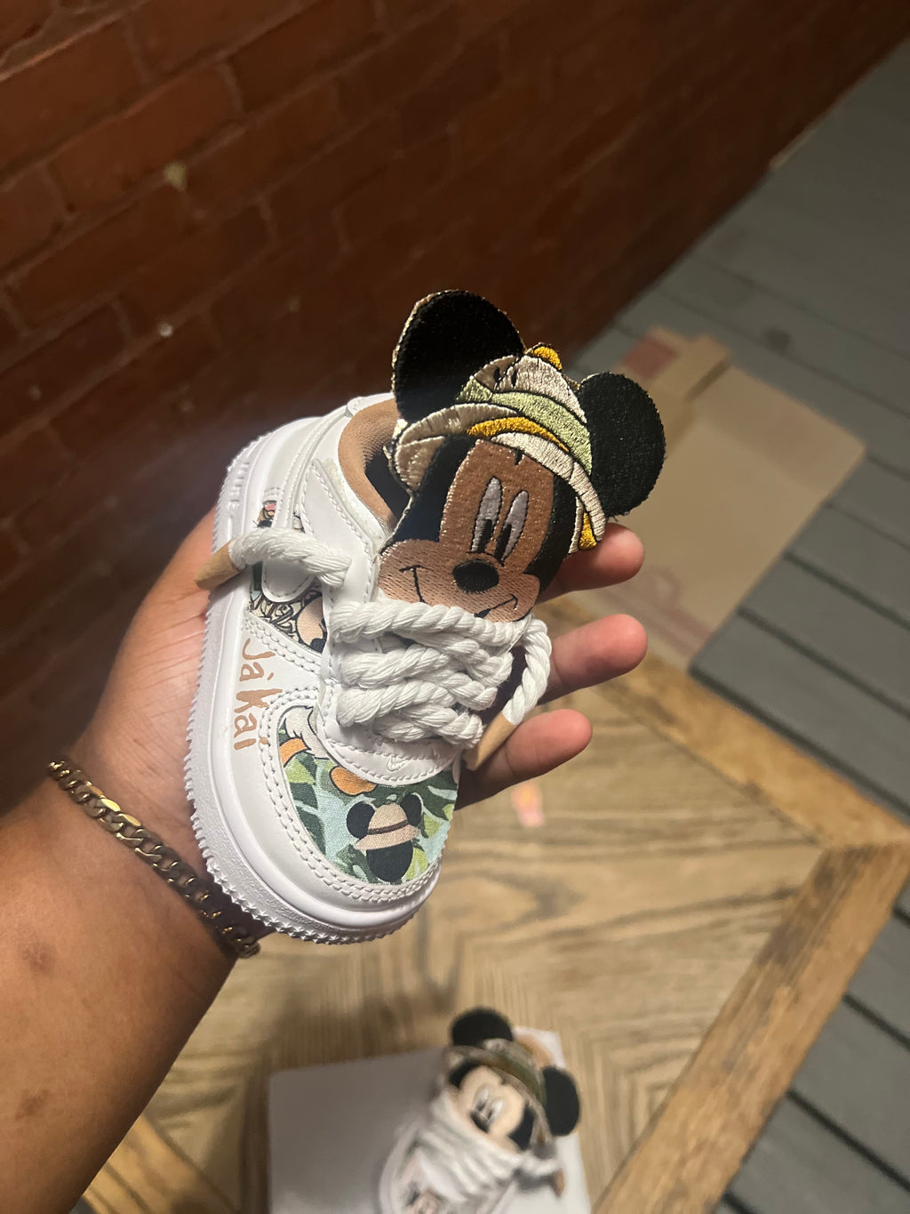 Mickey Safari Custom Shoes