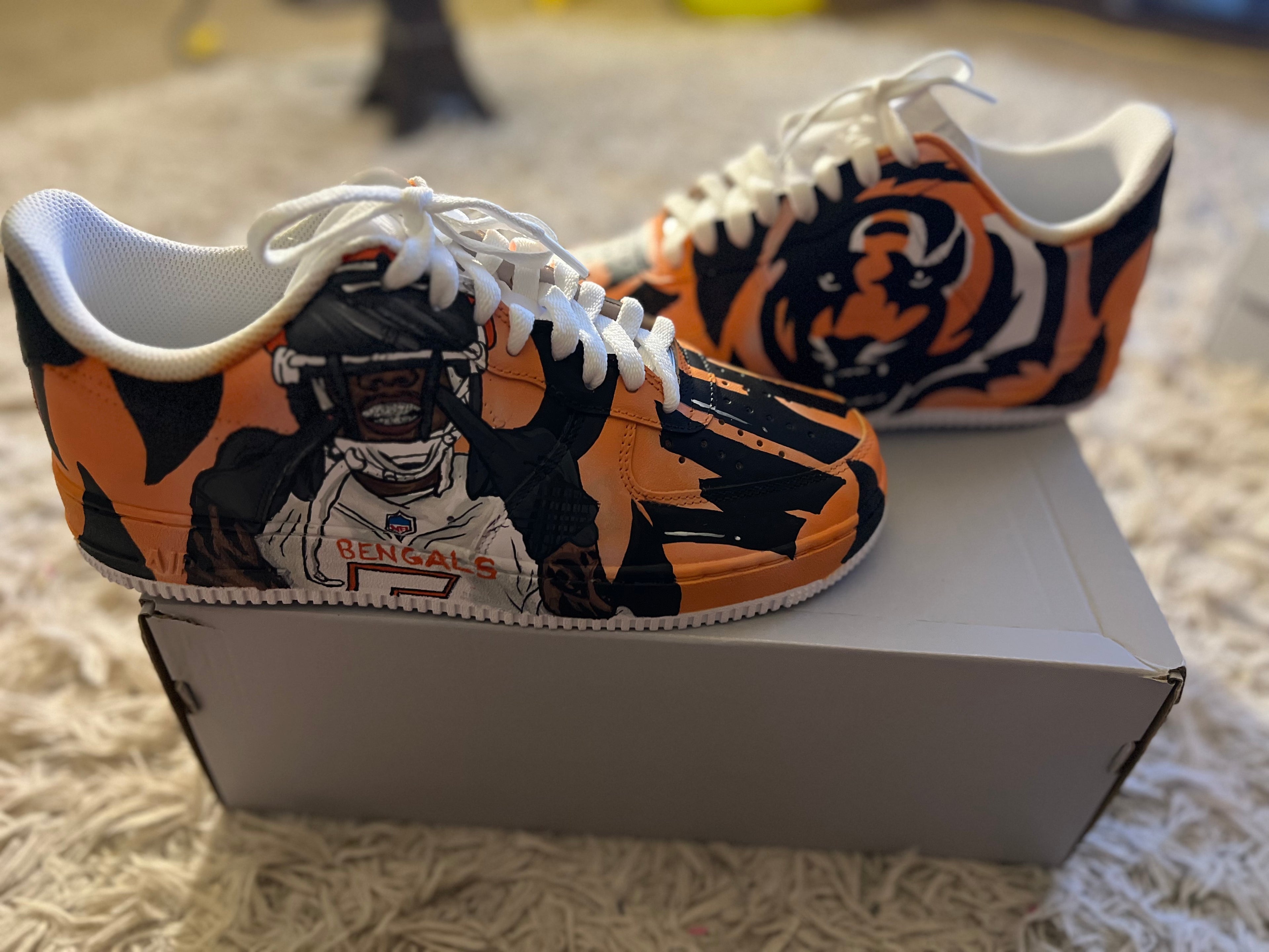 Tee Higgins Custom Shoes