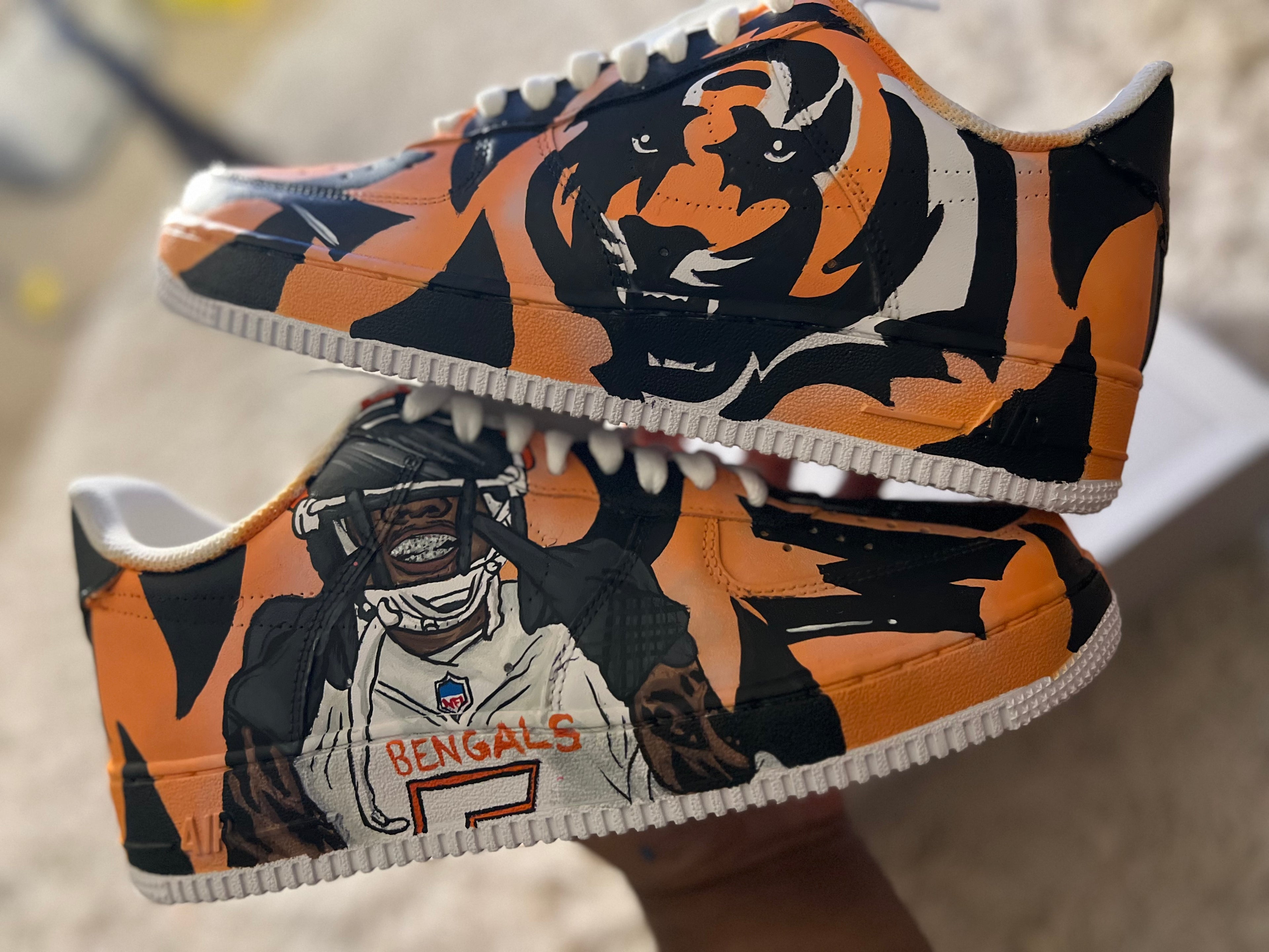 Tee Higgins Custom Shoes